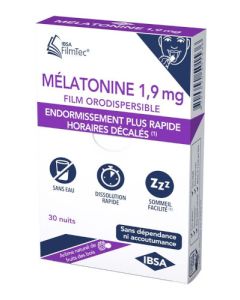 IBSA Mélatonine Filmtec 1mg9 Film Orodispersibles x30