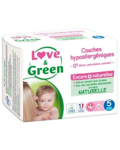 Love & Green Couches Hypoallergéniques T5 x 40