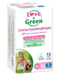 Love & Green Culottes Hypoallergéniques T5 x 18