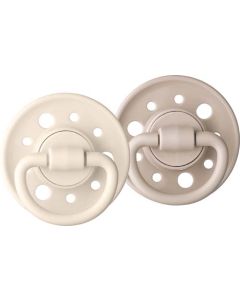 Dodie Sucettes Caoutchouc Gaia 0-6 mois Duo Grain de Sable x2