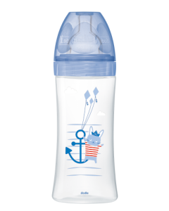 Dodie Biberon Sensation+ Anti-Colique 330ml MER +6 mois tétine plate débit 3 330ml