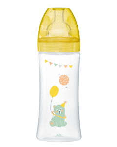 Dodie Biberon Sensation+ Anti-Colique 330ml CIRQUE +6 mois tétine plate débit 3 330ml