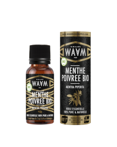 WAAM Huile Essentielle Menthe Poivrée Bio 10ml