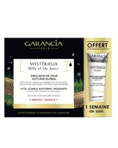 Garancia Offre sleeve mystérieux mille et un jour 30ml Peau Mixte à Grasse + mystérieux repulpant format voyage 5ml offert