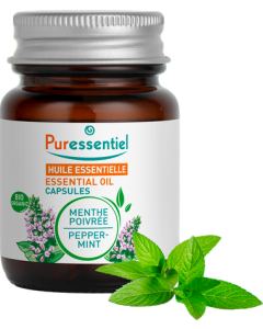 Puressentiel Capsule de Menthe Poivrée Bio x60
