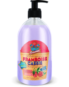 Les Petits Bains De Provence Gel Douche Ice Cream Framboise Cassis 500ml