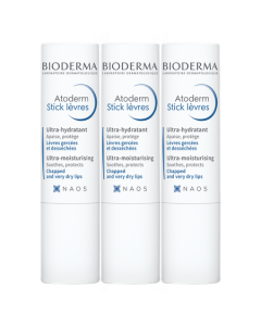 Bioderma Atoderm Stick Lèvres 4g x3