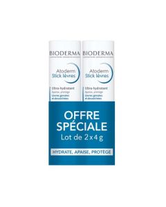 Bioderma Atoderm Stick Lèvres Lot 2x4 g