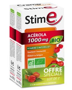 Nutreov Stim E Acérola 1000 Bio 2x28 Comprimés