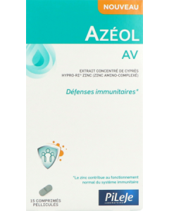 Pileje Azeol AV 15 comprimés