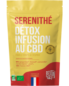 Rest in Tizz Infusion CBD Détox Sérénithé 50g