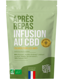 Rest In Tizz Infusion CBD Après Repas 50g