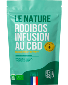 Rest In Tizz Infusion CBD Source de Bien Etre Rooibos 50g