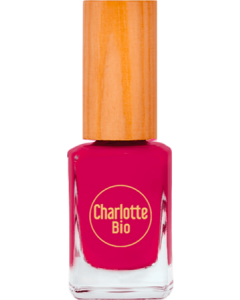 Charlotte Bio Vernis À Ongles Rose Framboise Biosourcé 10 ml