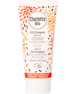 Charlotte Bio Cc Cream Light 6 En 1 Anti Âge Peaux Sèches 30 ml