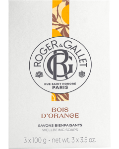 Roger & Gallet Coffrets de 3 Savons Bienfaisants Bois D'Orange