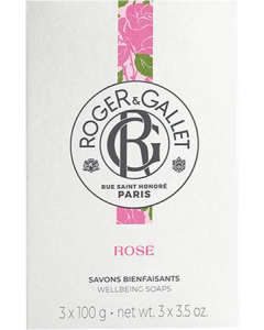Roger & Gallet Coffret de 3 Savons Bienfaisants Rose