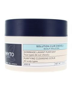Phyto Solution Gommage Lavant Purifiant Tous Types de Cuir Chevelu 200g