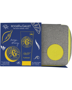 Roger & Gallet Trousse Noel Gel Après Rasage 75ml + Pain de Rasage 100g