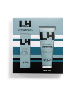 Lierac Homme Coffret Fête des Pères Gel Hydratant Energisant + Gel Douche offert