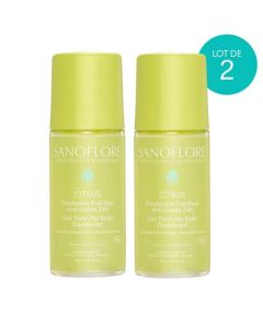 Sanoflore Citrus 24h Lot de 2 Déodorant 2x50ml