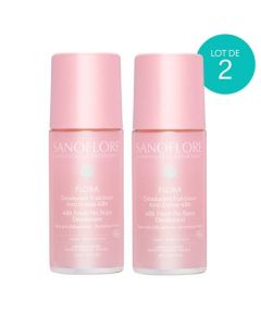 Sanoflore Flora 48h Lot de 2 Déodorants 2x50ml