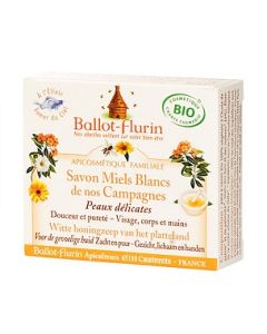 Ballot Flurin Savon Miels Blancs de Nos Campagnes 100g