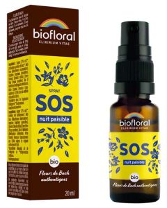 Biofloral SOS Secours Nuit Paisible Spray Bio Demeter 20ml