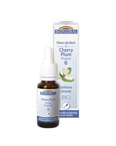Biofloral Fleurs De Bach 06 Cherry Plum Bio 25 ml