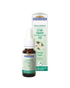 Biofloral Fleurs De Bach 10 Pommier Sauvage Bio 25 ml