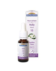 Biofloral Fleurs De Bach 15 Houx Bio 25 ml