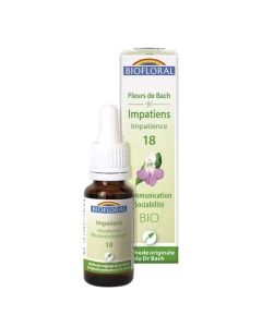 Biofloral Fleurs De Bach 18 Impatience Bio 25 ml
