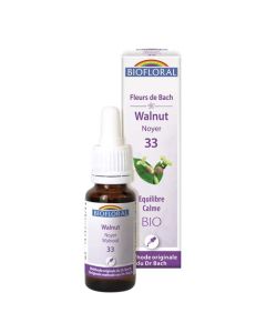 Biofloral Fleurs De Bach 33 Noyer Bio 25 ml