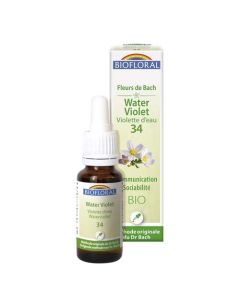 Biofloral Fleurs De Bach 34 Violette D'Eau Bio 25 ml