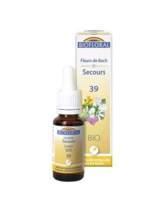 Biofloral Fleurs De Bach Secours 39 Bio 25 ml