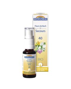 Biofloral Fleurs De Bach Secours Spray 40 Bio 25 ml
