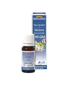Biofloral Fleurs De Bach Secours Nuit 39N GRA Bio 15g