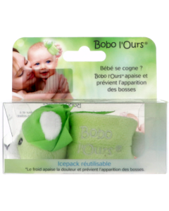 Alphanova Bebe Bobo Cube Froid Ours Vert