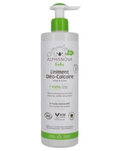 Alphanova Bébé Liniment Oléo Calcaire Bio 400ml New