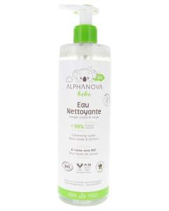 Alphanova Bébé Eau Nettoyante Bio 400ml New