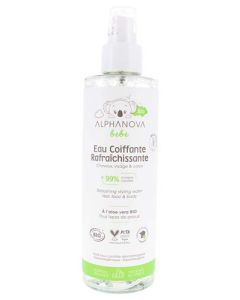 Alphanova Bébé Eau Coiffante Rafraîchissante Bio 200ml New