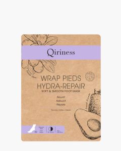 Qiriness Wrap Pieds Hydra Repair Masque Gant 16g