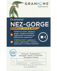 Granions Nez Gorge Gelule 10 + Comprime 10