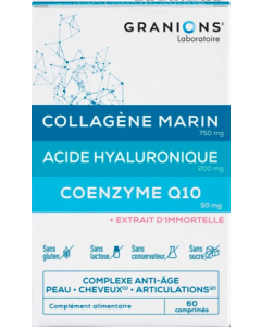 Granions Complexe Collagène Acide Hyaluronique Coenzyme Q10 Comprimés x60