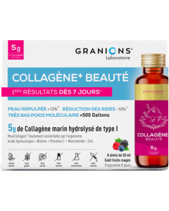 Granions Collagène+ Beauté Gout Fruits Rouges Shot 50ml x8