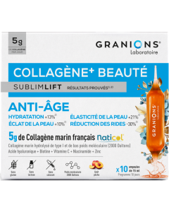 Granions Collagène+ Beauté Sublimlift Pêche Ampoules 15ml x10