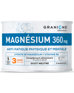 Granions Citrate de Magnésium 360mg Poudre 210g