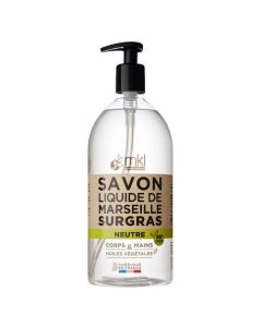 MKL Green Nature Savon Liquide de Marseille Surgras Neutre 1L