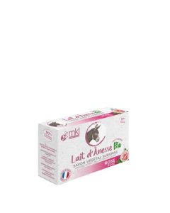 MKL Green Nature Savon Surgras Lait D'Anesse Bio Rose 100g