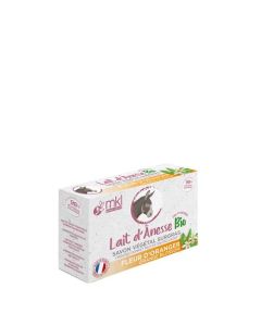 MKL Green Nature Savon Surgras Lait D'Anesse Bio Fleur D'Oranger 100g